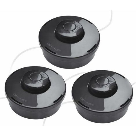 Oregon Brushcutter Universal Head Nylon Trimmer Head (Black, 3pcs) (1/4)