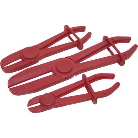3pc Abrazadera-Tenaza tubos manguera de caucho plástico , alicates plastico bloquear tubos de freno (1/5)