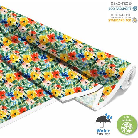 TESSUTI DECORATIVI PER ESTERNI OXFORD - Motivo Fiori I DX5518 (1/5)