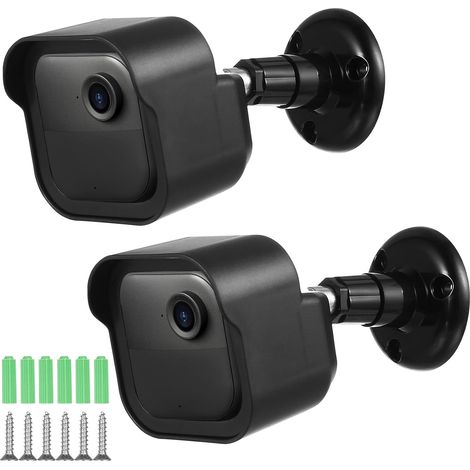 Lot de 2 Supports Muraux pour Caméra de Surveillance Extérieure - Fixation Réglable 360°, Résistant aux Intempéries (1/5)