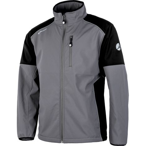 Chaqueta softshell EXPERT 360° - gris/negro M - 40/42