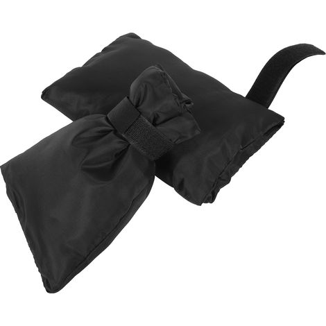 2 Stück schwarze Winter-Außenwasserhahn-Schutzhüllen, Frostschutz, Wasserhahn-Ventilabdeckung, Zubehör, 15 x 21 cm (1/5)