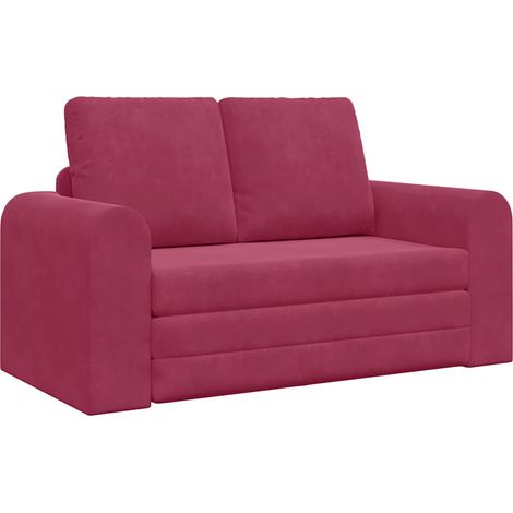 Canapé-lit,Canapé convertible Bordeaux 148 x 71 x 83 cm Velours CFW41318 (1/5)