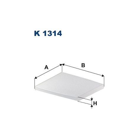 Filtre d'habitacle Filtron K1314
