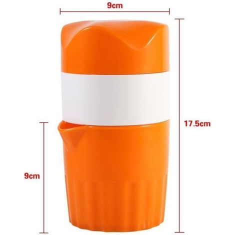 1 Presse-agrumes manuel, ABS durable, capacité 30 ml, compact, pour citrons et oranges, usage extérieur (1/5)