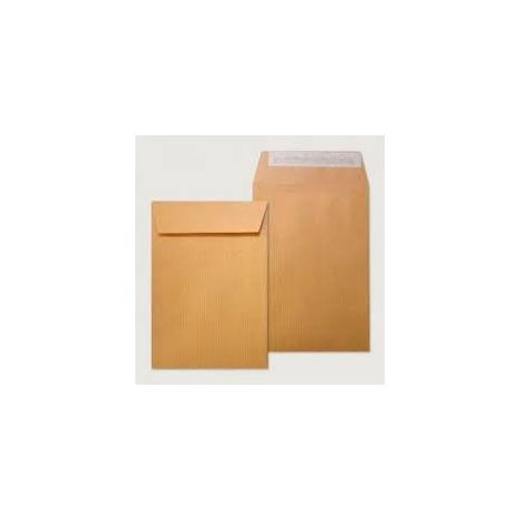 CAJA 250 BOLSAS DIN C5 (162X229) KRAFT 80 GRS. AUTOSAM AUTOADHESIVO CON TIRA DE SILICONA SAM 141507