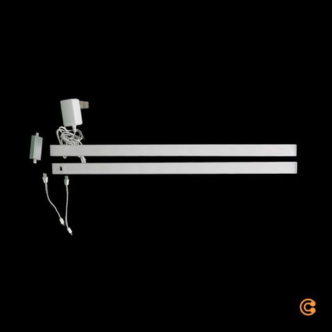 [NEUWERTIG] B-Ware Paulmann Unterbauleuchte Möbelleuchte Inline chrom Sensor 55 cm 2er Starterset (1/2)
