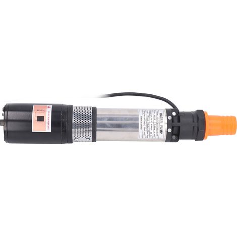 Pompe immergée solaire 48V CC, moteur cuivre, forte hauteur de refoulement, acier inoxydable, 300W, pour puits profond (1/5)