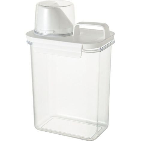 Airtight Food Storage Jars, Plastic Kitchen Storage Container, Sealed Kitchen Storage and Organization with Lid, for Storing Cereals, Flour, Food (1800ml) (1/5)