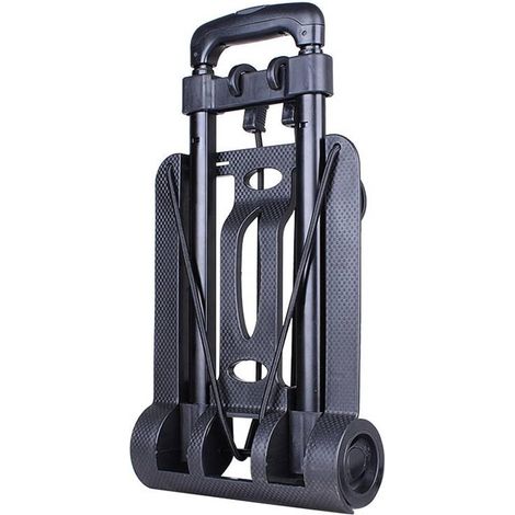 Petit Camion à Main Pliant avec 2 Roues, Chariot à Bagages Faciles à, Conception Compacte de Chariot amélioré de Dolly Pliable pour Le Transport, Les Voyages, Le Shopping, Le (1/5)