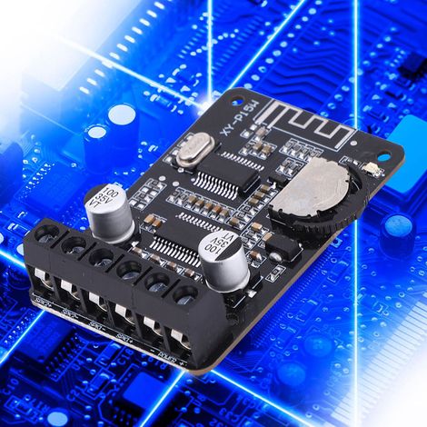 Stereo-Bluetooth-Leistungsverstärkerplatine, leistungsstarkes digitales Verstärkermodul XY P15W (ohne Gehäuse) (1/5)
