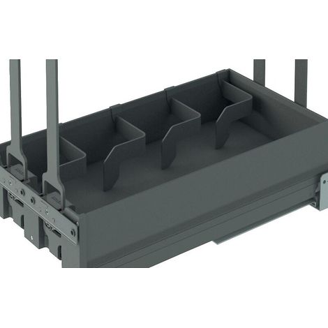 Séparateur bouteilles pour ferrures Ikona - finition antracite - plastique - INOXA SRL