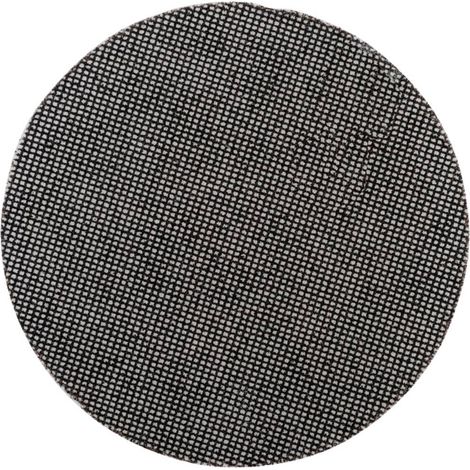 Papier de toile abrasive Disque de toile abrasive pour le ponçage à sec et à l'eau, p. ex. Ponceuse excentrique Ø 150 K-120, en fibre de verre, perforée avec Velcro, 5 pces.