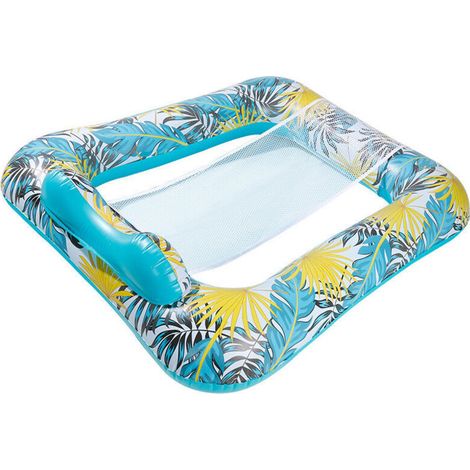 Flott gonflable hawaïen pour adulte, bouée de piscine d'été, radeau de natation, piscine de plage, chaise flottante, lit flottant, pour s'amuser dans l'eau, piscine, fête tropicale, fête tro