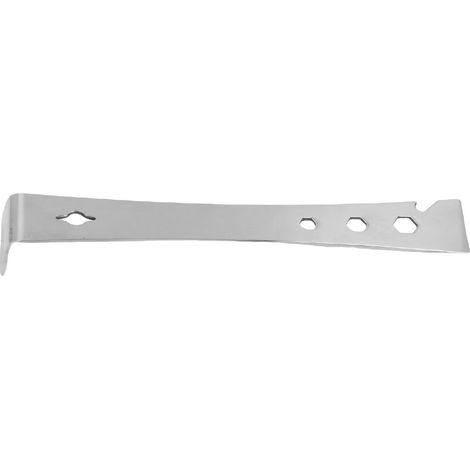 Barre de levier multifonctionnelle en acier inoxydable, grattoir, arrache-clous, brise-vitres, outil de démontage de plinthes