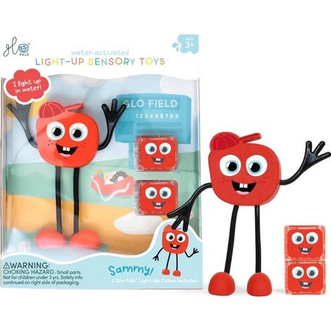 Statuetta da bagno Sammy con cubi luminosi