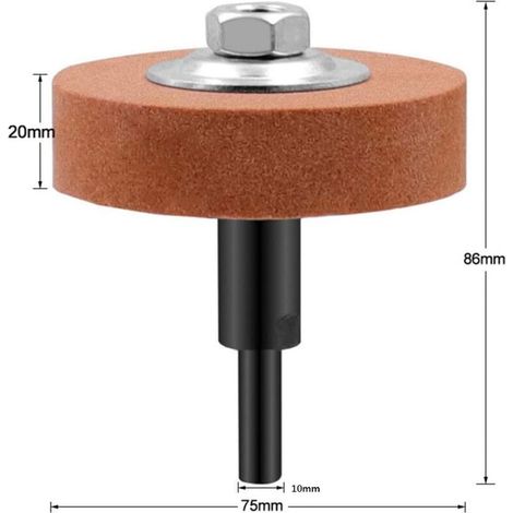 [JAMAIS UTILISÉ]Meule abrasive perceuse électrique tête convertisseur accessoire pour machine polisseuse tête abrasive en métal outils électriques rotatifs (1/5)