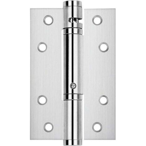 Ferme-porte automatique avec fonction de verrouillage, réglable et variable, fermé, pour extérieur, porte intérieure, porte de jardin, porte moustiquaire, porte d'entrée 30-40 kg. (1/5)