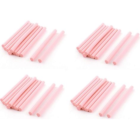 40 rosa Heißklebesticks, 100 mm x 7 mm, für Heißklebepistolen. (1/2)
