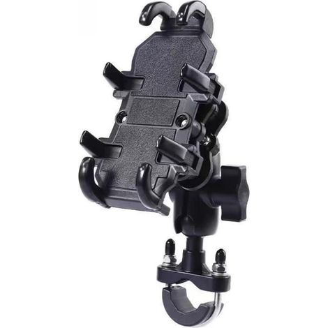 Support de téléphone pour Moto et vélo, Clip pour Support Portable Antichoc 4.7 à .1 Pouces(B) (1/5)