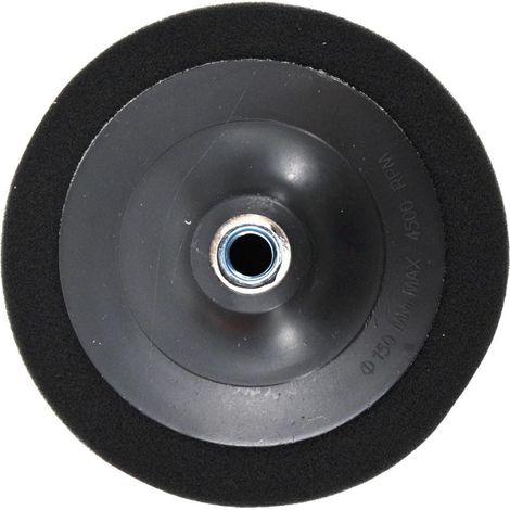 Disco de pulido AWTOOLS de 150 mm con esponja negra M14 suave