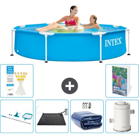Frame Pool Rund - 244x51 cm - 7-teilig S61