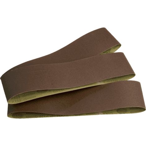 Scheppach Lot de 3 bandes abrasives - Dimensions 914 x 100mm - Grain 80 - Compatibles avec les ponceuses BTS800 / BTS900