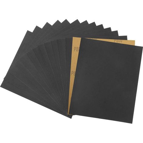 Schleifpapier 800 Körnung 230x280mm Nass & Trocken für Metall, Holz, Auto (1/5)