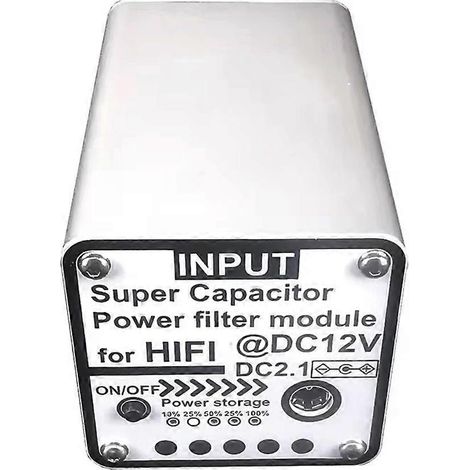 Filtre d’alimentation 12V3F DC2.1, entrée/sortie, adapté aux équipements audio-vidéo HiFi et amplificateurs (1/5)