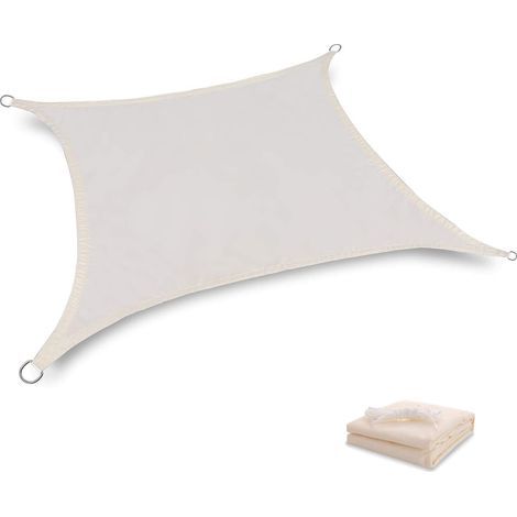 1 Sonnensegel, Dreieck, Strickgewebe, Polyethylen, D-Ring, Terrasse, Pool, Pergola (1/5)