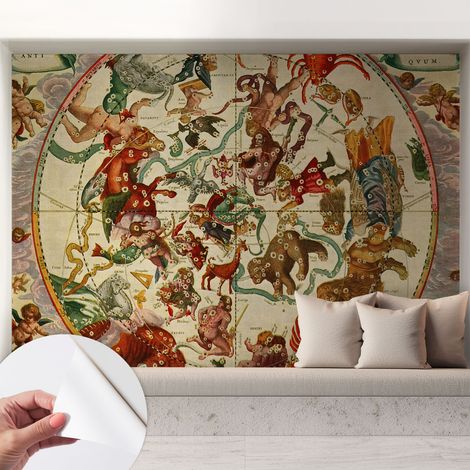 Fotomurale adesivo stickers - per camera da letto - per corridoio - decorazione casa moderna Composizioni stellari 208x146 cm (1/5)