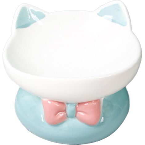 Gamelle surélevée pour chat pour nourriture sèche ou humide, eau ou nourriture pour animaux