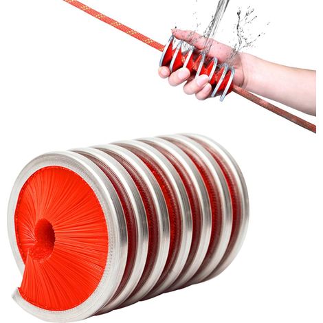 Spazzola per la pulizia delle corde da arrampicata: uno strumento di pulizia versatile a 360° adatto a corde e stendibiancheria. (1/5)