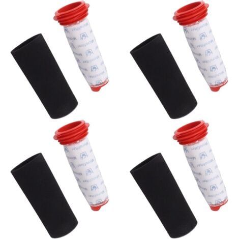 4 Pack Filtres en mousse et Filtres Microsans pour Bosch BCH6ZOOO  et Bosch BBH625W60 Aspirateurs Sans Fil (1/5)