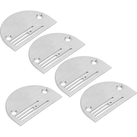 Lot de 5 plaques à aiguilles à trois rangées, universelles, robustes, de type B, pour machines à coudre industrielles (1/5)