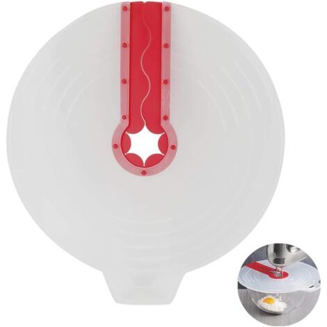 Bol mélangeur universel anti-éclaboussures en silicone avec protection anti-éclaboussures, couvercle anti-éclaboussures, empêche les éclaboussures gênantes de la pâte lors du mixage, 31 cm