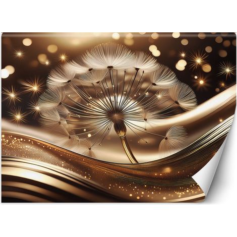Fototapete Gold Glamour Pusteblume 100x70 cm (1/5)