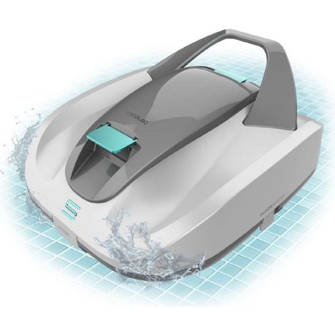Cecotec Robot Limpiafondos Piscinas sin Cables Conga Pooldroid 3000 FloorMaster. Doble Motor, Succión 100l/m, Autonomía 100mins