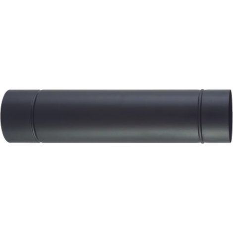 TUBO PORCELLANATO PER STUFE A LEGNA NERO OPACO  ø cm.12x50    SAVE