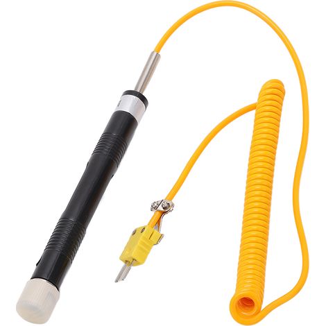 Sonde thermocouple de surface portable de type K, sonde thermocouple à tige droite de remplacement (1/5)