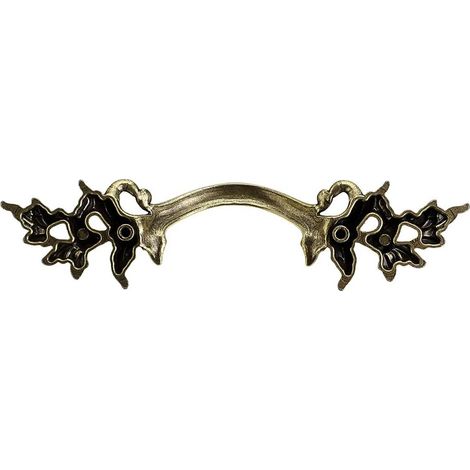 (5pcs) Poignée de porte vintage Bouton de Porte de Placard rétro,décorer le Tiroir, la Commode, Placard, Meuble etc. (bronze) (1/5)