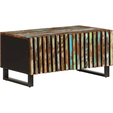 Tavolino da Salotto 80x51x40 cm in Legno Massello di Acacia vidaXL (1/5)