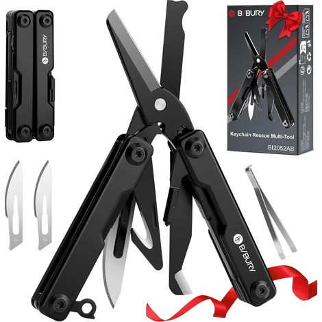Outil Multifonction de Poche EDC avec Ciseaux et Brise-Vitre - 8 en 1 (1/5)