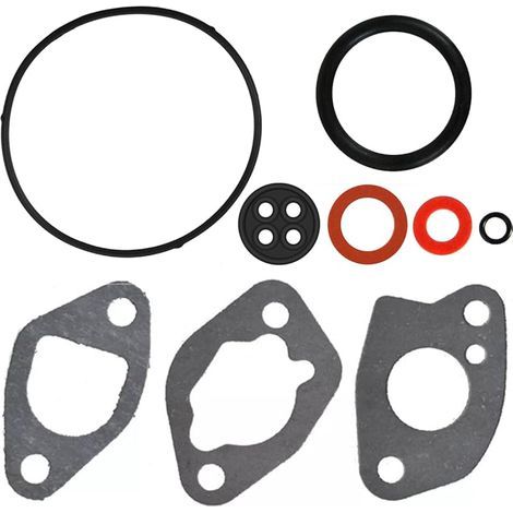Lot de 2 kits joint de carburateur compatible avec moteurs Honda GX160/GX200/EG2500/GX110/GX120/GX140/EG2200/EG1400X/EG2200X/EG2500XK1/EZ1400/EZ2500/FR600, remplace 16010-ZE1-812. (1/5)