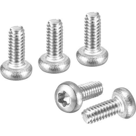 Vis Torx Sécurité à tête ronde M2x5mm 100 pièces Inox 304 (1/5)