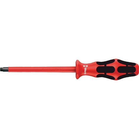 Tournevis isolé pour vis à empreinte carrée, 3 x 150 mm, Rouge