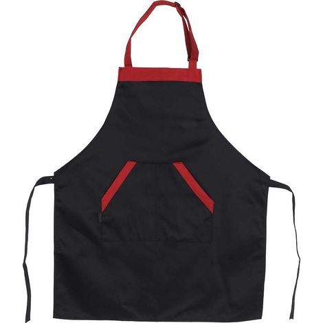 NITRIP Robe Tablier en Polyester Unisexe Ajustable de 2 Couleurs avec 2 Poches Chef, Restaurant Restaurant de Cuisine (01). (1/3)