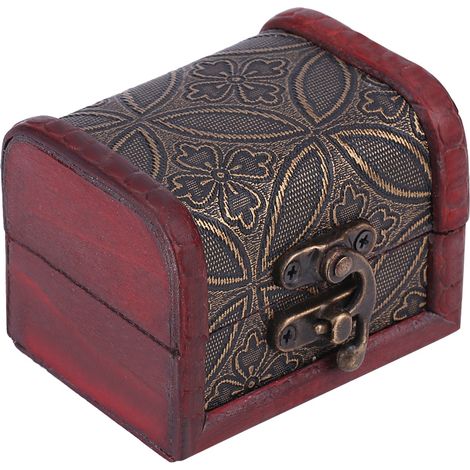 Boîte à Bijoux en Bois Classique pour Colliers et Bracelets - Organisateur de Rangement Élégant (1/5)