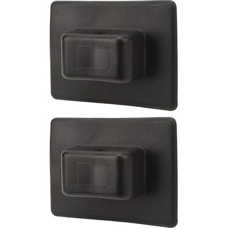 2 Pièces Support Moteur pour Bateau Pneumatique, Base de Navigation PVC pour Kayak, Canot et Zodiac, Support Moteur Universel Noir