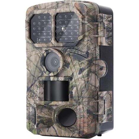 Caméra Faune Sauvage Caméra De Piste Chasse 4K 3 PIR Vitesse Déclenchement 0.2s Objectif Large 120 Degrés 48 MP Image 36 Pièces Lampes Étanche IP67 Fiable Précise (1/5)